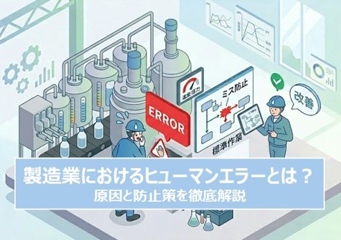 製造業におけるヒューマンエラーとは？原因と防止策を徹底解説